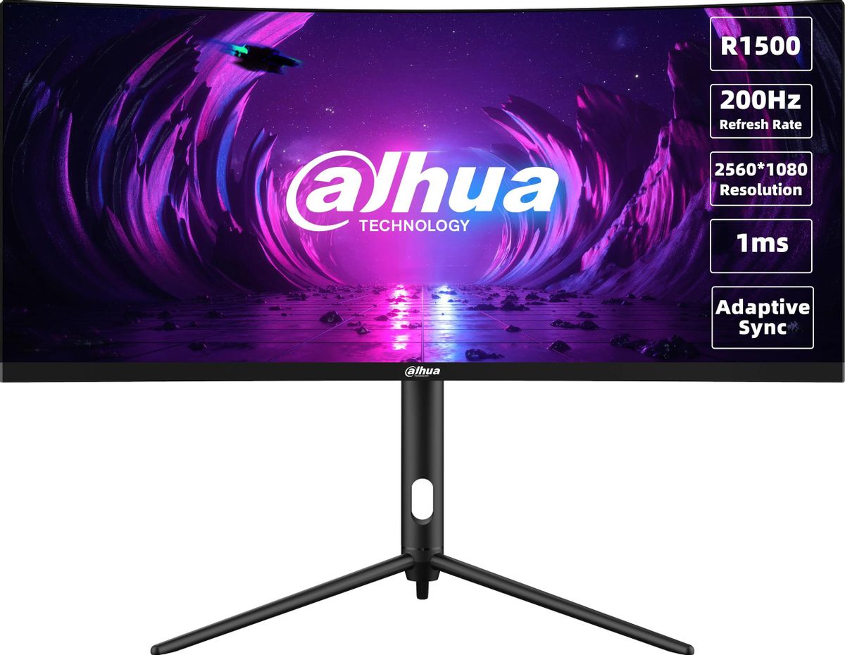 Обзор Dahua DHI-LM30-E330CA: изогнутый ультраширокий игровой монитор с частотой 200 Гц