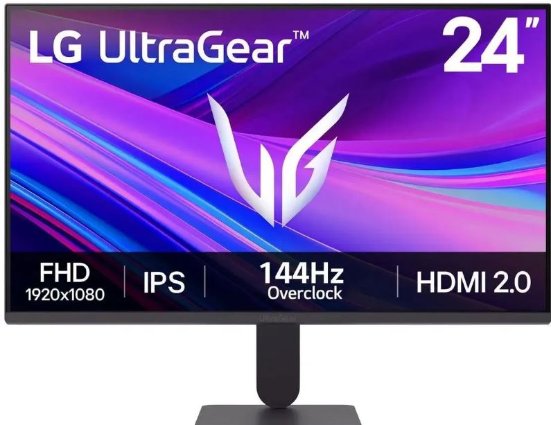 LG 24G411A-B распаковка и детали корпуса
