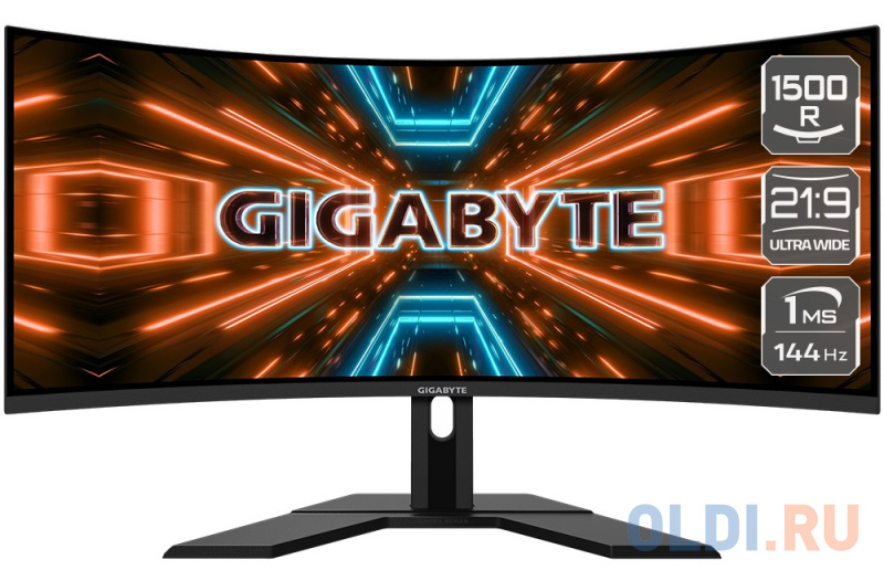 Gigabyte G34WQC - задняя панель и порты