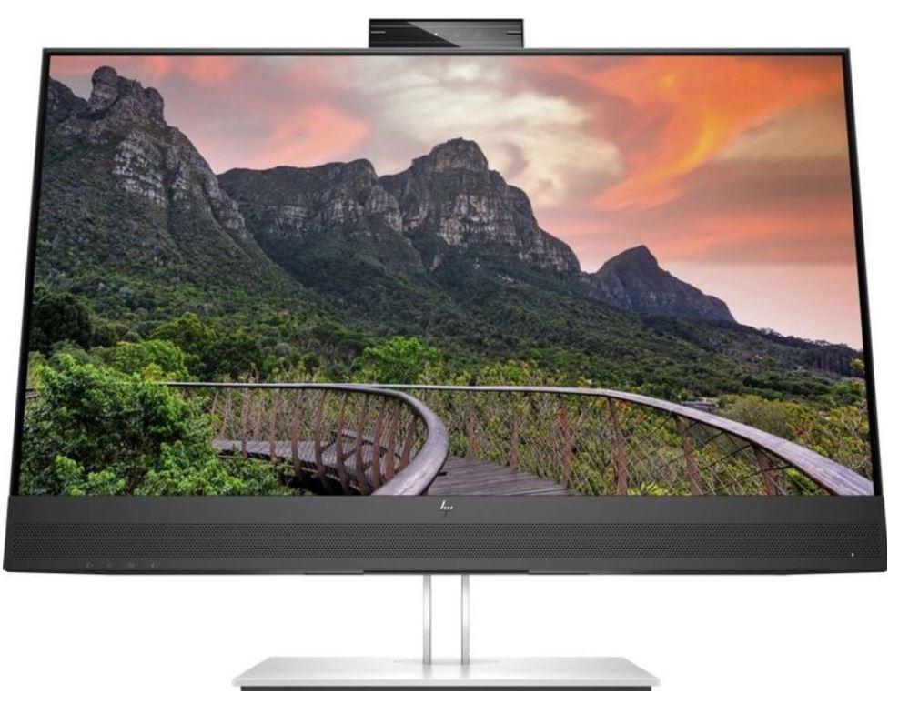 HP E27m G4 — задняя панель с разъёмами