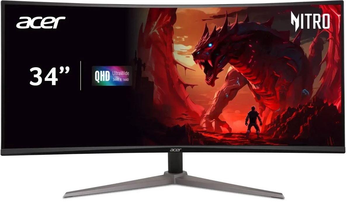 Обзор Acer Nitro UM.CE0CD.301: Погружение в игровой мир с ультраширокой изогнутой панелью
