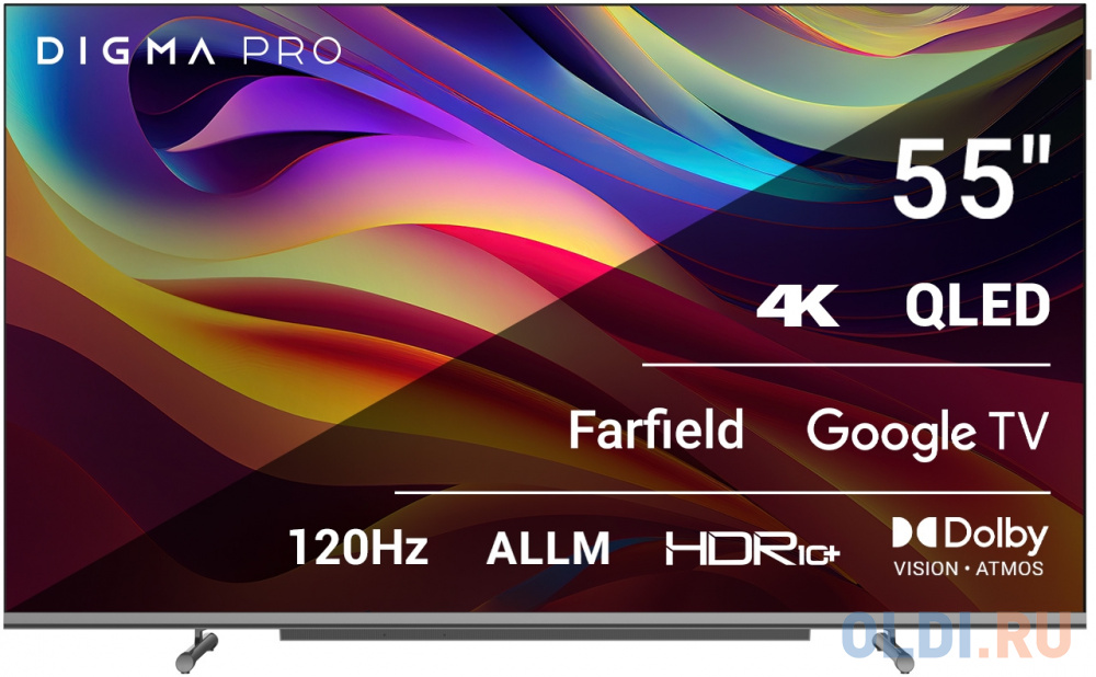 Digma Pro QLED 55L: Впечатляющий QLED телевизор с отличным соотношением цена-качество