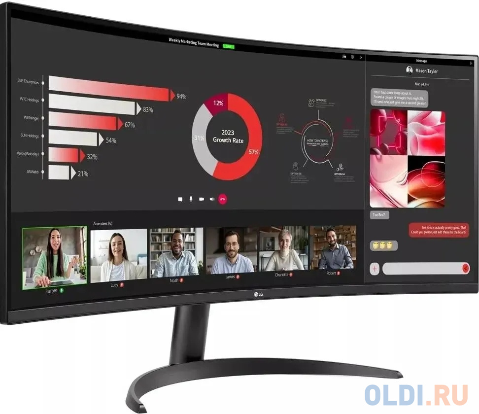 Качество изображения LG UltraWide 34WR50QK-B