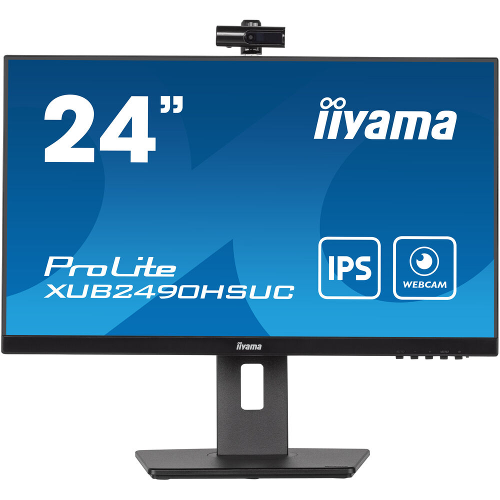 Обзор iiyama ProLite XUB2490HSUC-B5: 24-дюймовый IPS-монитор со встроенной Full HD веб-камерой и микрофоном для офиса и видеоконференций