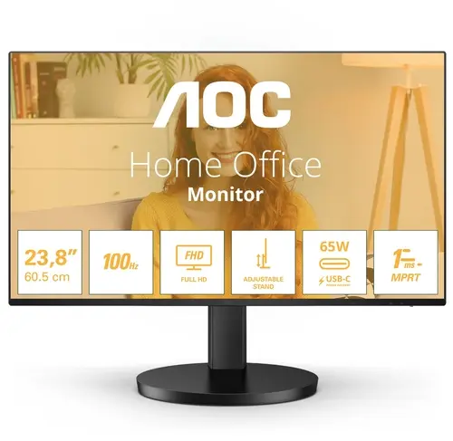 Обзор AOC 24B3CF2: универсальный 24-дюймовый монитор с USB-C для продуктивной работы и развлечений