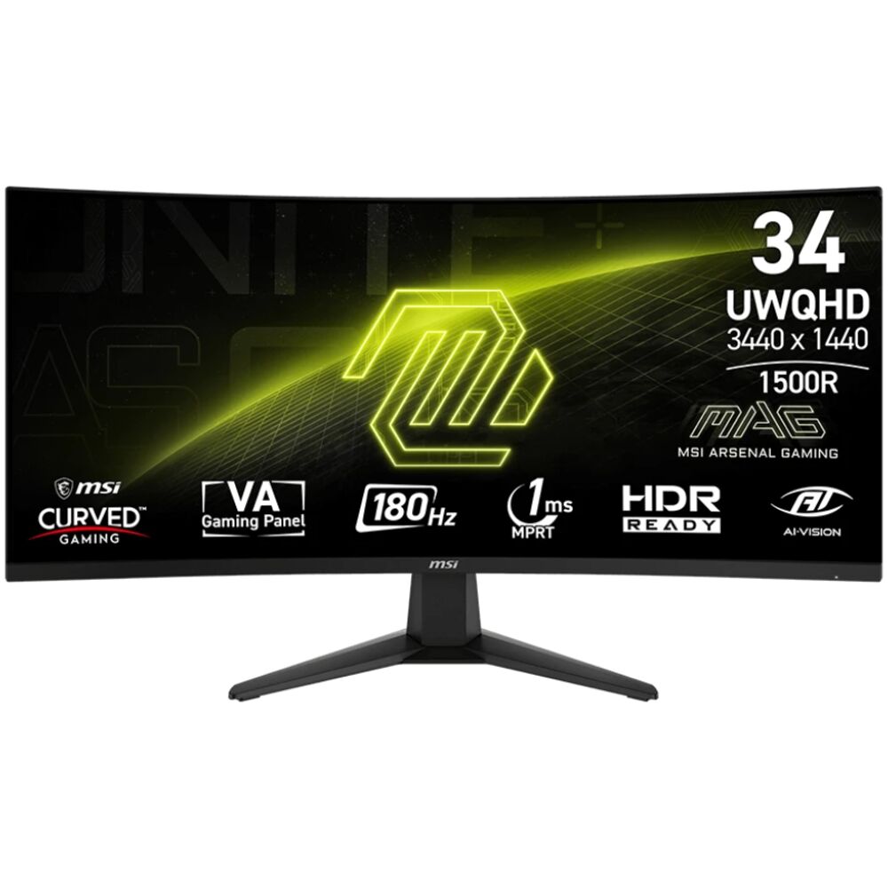 MSI MAG 346CQ разъёмы и подключение