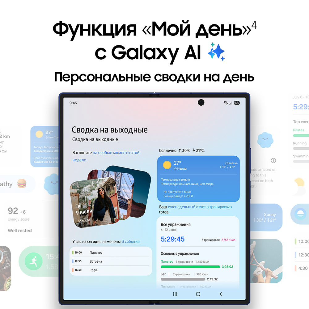 Биометрия Samsung Galaxy Z Fold6