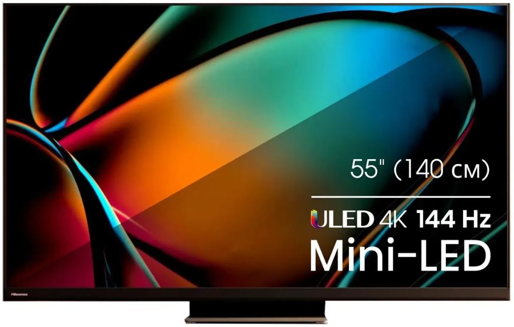 Hisense 55U8KQ — порты и разъёмы на боковой и задней панелях