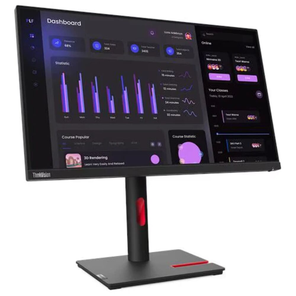 Lenovo ThinkVision T24i-30 — эргономичная подставка