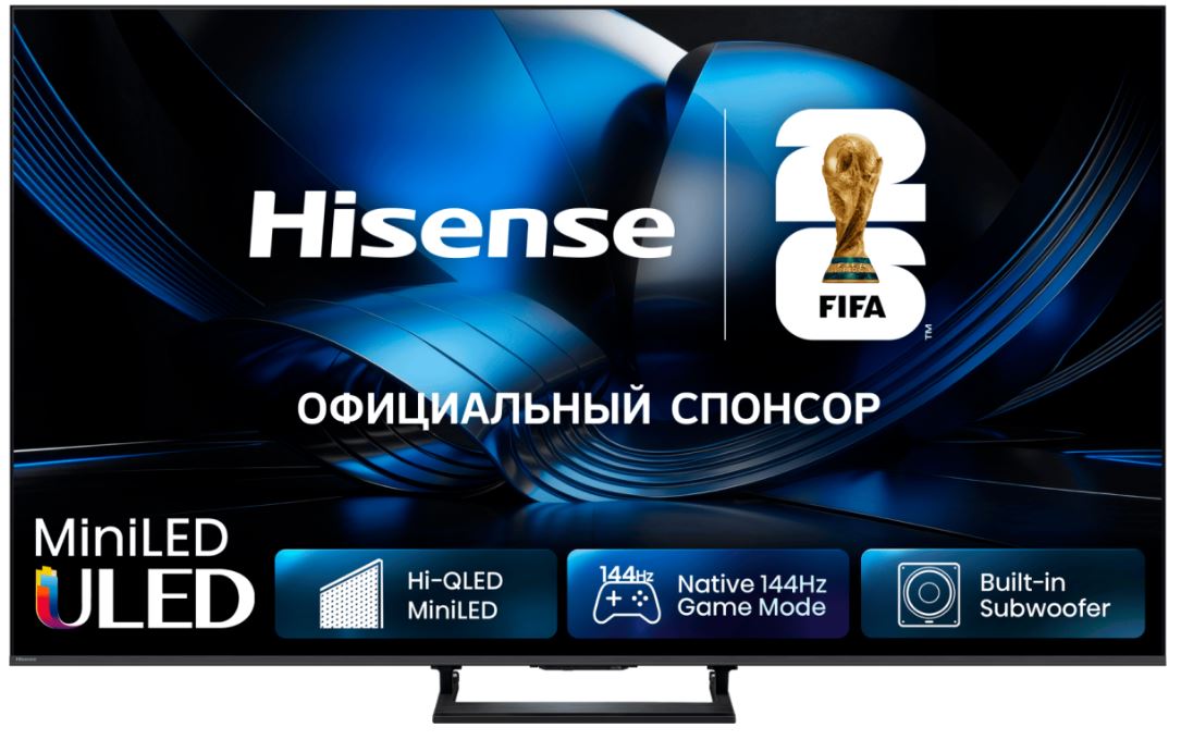 Hisense 55U7S — боковой вид и подставка