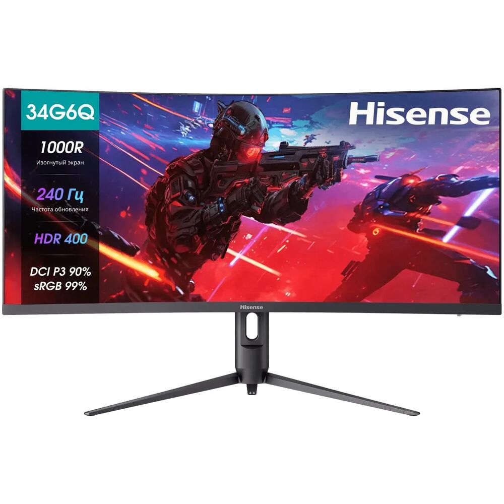 Обзор Hisense 34G6Q-PRO: изогнутый ультраширокий монитор 240 Гц с VA-матрицей — подробное тестирование