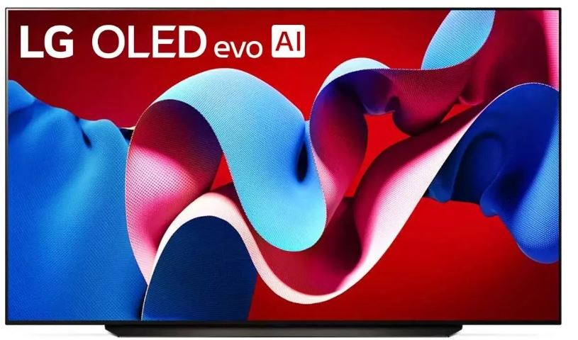 LG OLED83C4RLA крупным планом