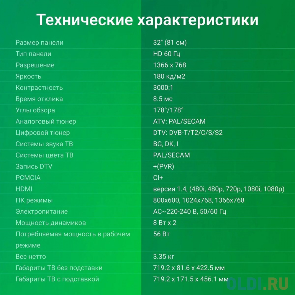 Интерфейс YaOS на телевизоре Digma DM-LED32SBB32