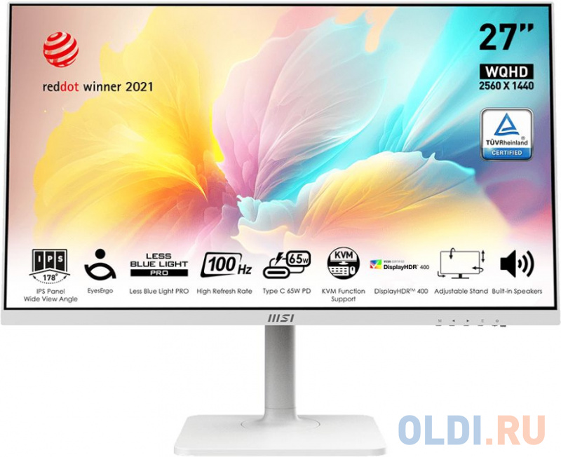 Обзор MSI Modern MD272QXPW: идеальный бизнес-монитор с премиальными функциями для профессионалов