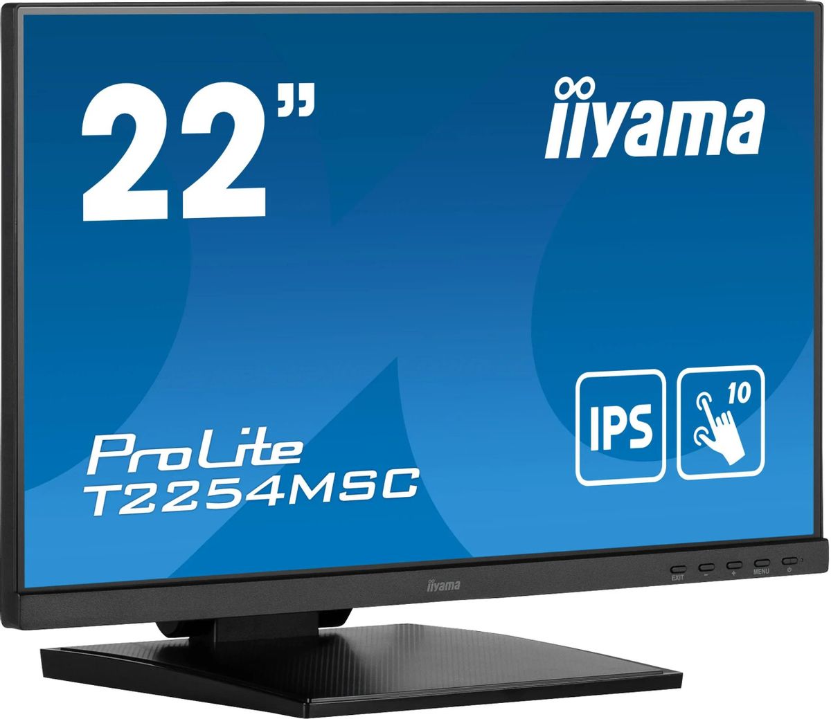 Обзор Iiyama T2254MSC-B1AG: профессиональный сенсорный монитор с технологией PCAP и антибликовым покрытием