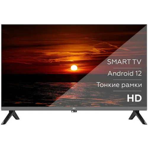 Телевизор BQ 24FS34B: Компактный Smart TV с Android 12 для кухни и небольших помещений