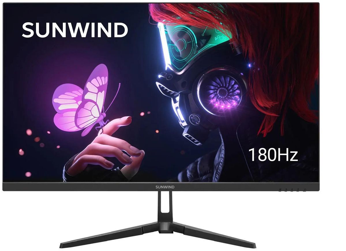 Обзор Sunwind SM25SG01: доступный игровой монитор с частотой 180 Гц для киберспортсменов и любителей