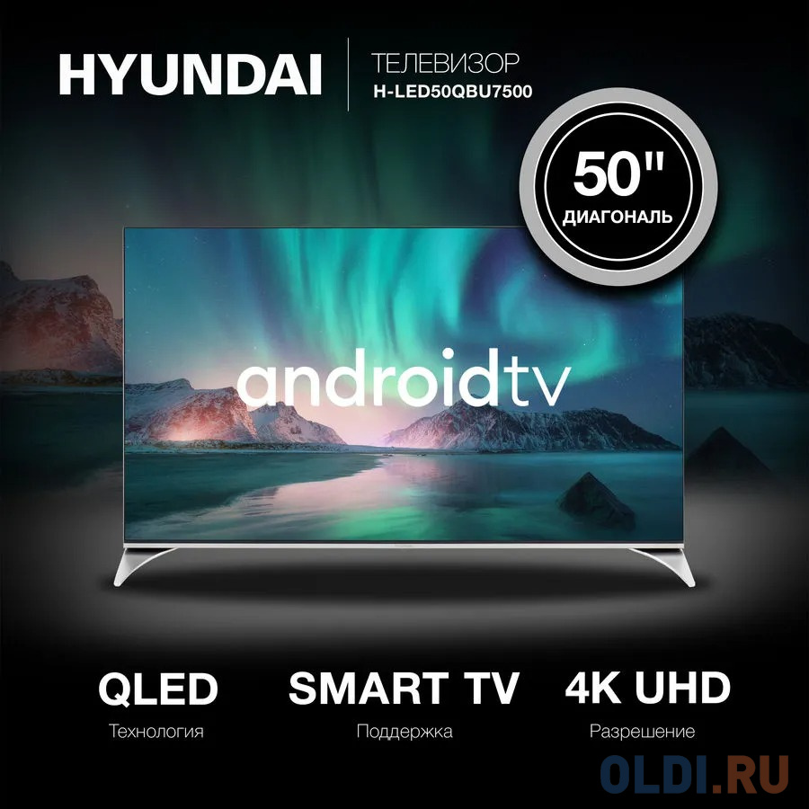 Качество изображения телевизора Hyundai H-LED50QBU7500