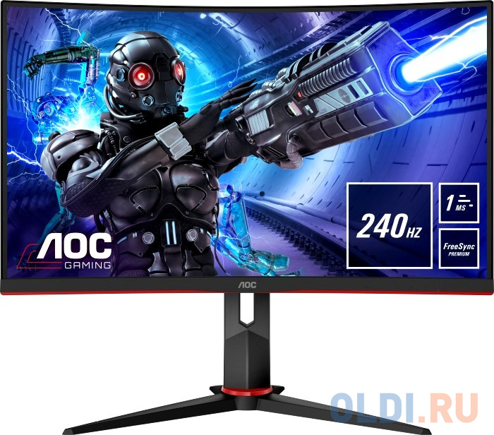 Обзор AOC C32G2ZE: 240 Гц игровой монитор с изогнутым экраном для киберспорта и не только